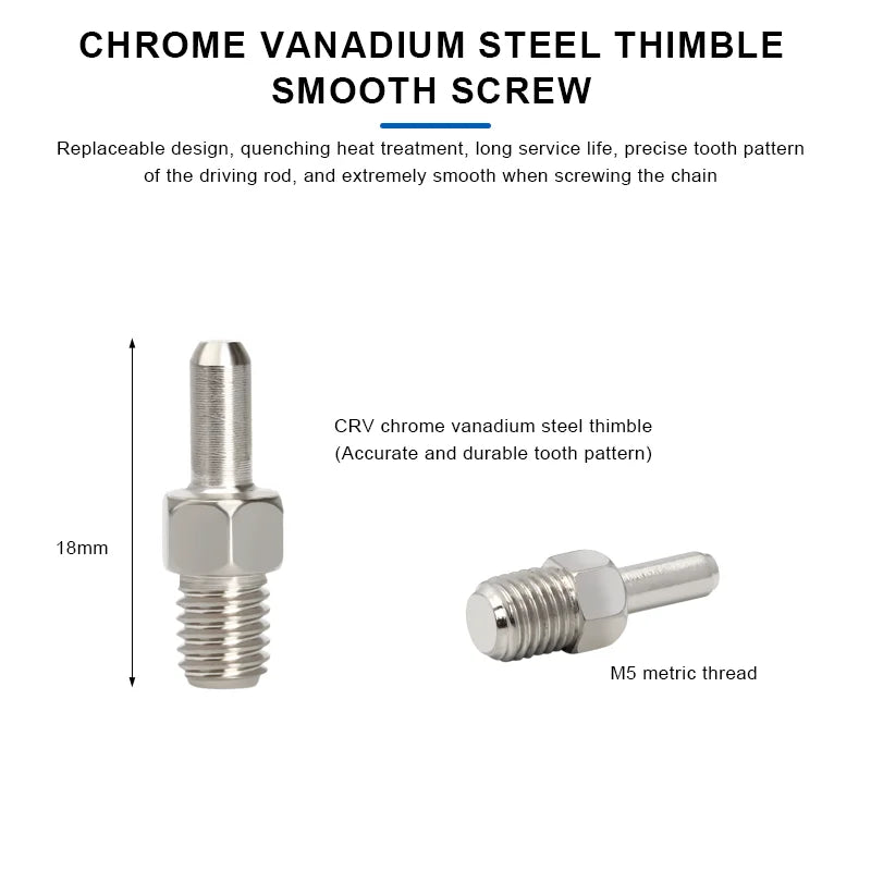 Bicycle Chain Pin Remover With Chain Hook Replace Pin Bike Chain Breaker MTB Link Breaker Splitter Extractor Cutter Device