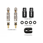 Bicycle Presta Tubeless Valve Core Kit Removable Aluminum Alloy Presta Valve Stem Caps Bike Tubeless Tire Valve Repair Tools