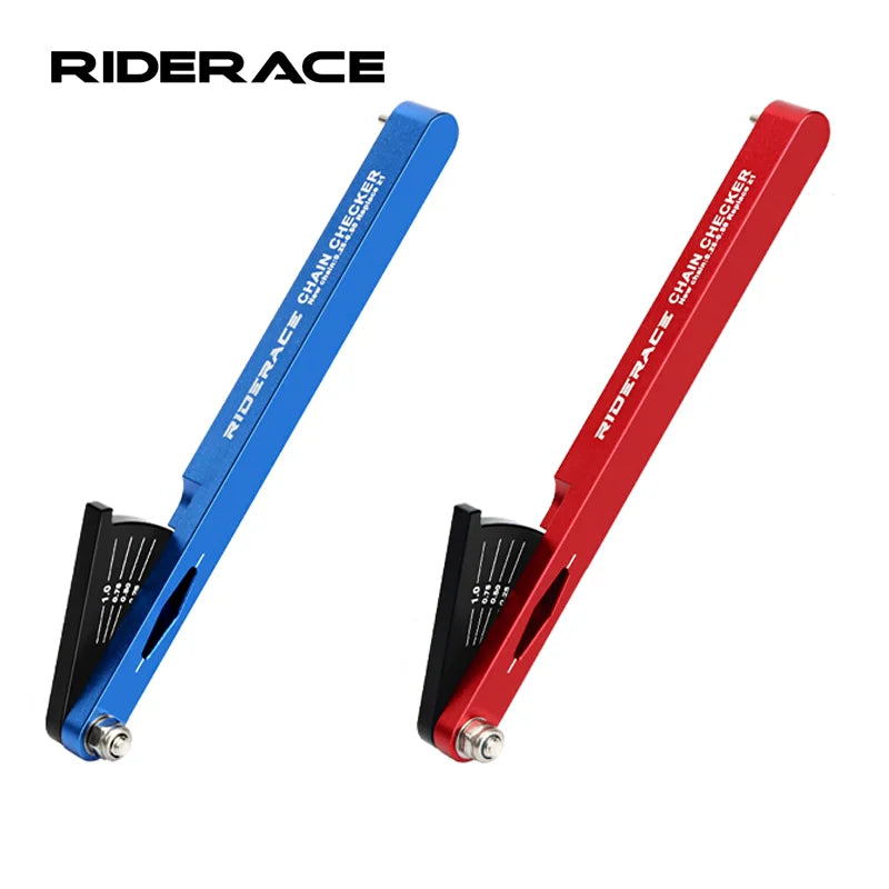 Bicycle Chain Wear Indicator Tool Aluminium Alloy Bike Chain Stretch Detection Caliper Tool MTB Chain Gauge Measurement Checker