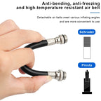 Portable Mini Bike Pump Schrader Presta Valve MTB Road Bicycle Tire Inflator Hand Air Ball Needle Hose Pump Cycling Accessories