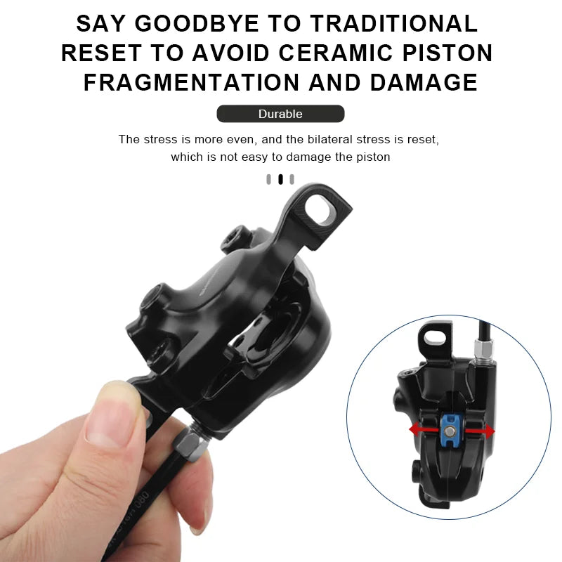 Bicycle Brake Pad Spreader Tool Durable Steel Rotatable Bike Caliper Piston Resetting Tool For Shimano/Sram Cycling Repair Tool