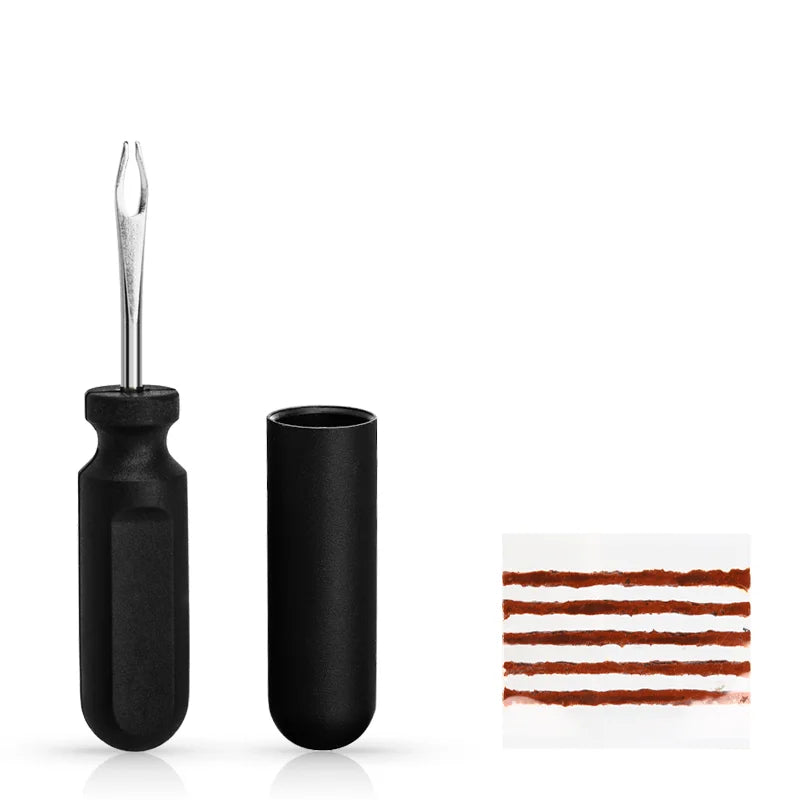 Bike Tubeless Tire Repair Kit With Rubber Strips Portable Urgent Glue Free Repair Rubber Stripes Set Bicycle Tire Repair Tool