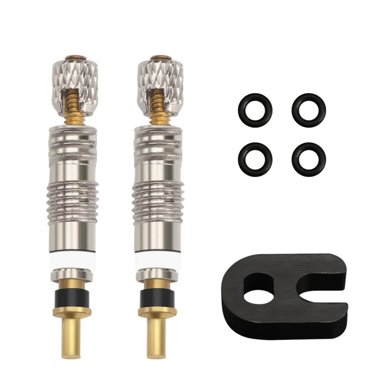 Bike Valve Core Quality Presta Valve Brass Core Tool MTB Road Bicycle Tubes Service Part Tool CNC-Machined Removable Replacement