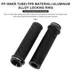 1Pair Mountain Bike Handlebar Grips Anti-Skid Soft Comfortable Lockable Bicycle Grips TPR Rubber Ergonomic Cycling Accessories