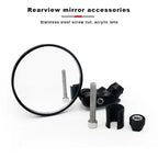 Bicycle Rearview Mirror Bar End Mirror 360° Rotating Adjustable Wide-Angle Clear Bike Handlebar Rear View Mirrors Reflector