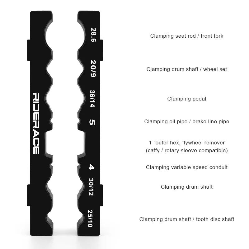 Universal Bicycle Vise Insert Clamp Tool Jaw Vice Worktable Bench Multifunction Fixtures Bike Hub Fork Pedal Tool Repair Clamp