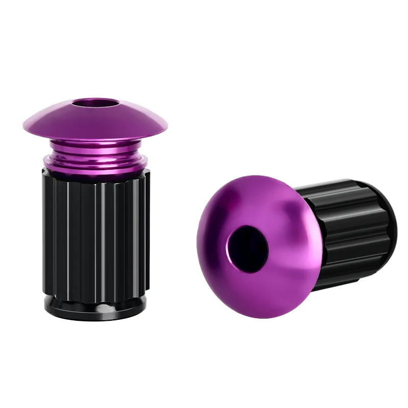 1 Pair Bike Handlebar End Plugs Multi-Color Aluminum Alloy Mountain Road Bicycle Handlebar Grips Plugs Caps MTB Accessories
