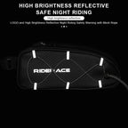 Bicycle Bag PU Rainproof Waterproof MTB Road Bike Top Tube Bag Portable Large Capacity Frame Pannier Outdoor Cycling Accessories