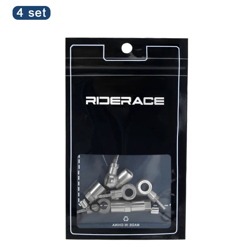 Bicycle Hydraulic Cable End Connector Banjo Set Aluminium Alloy MTB Bike Hydraulic Brake Banjo Fitting Oil Needle Olive Head