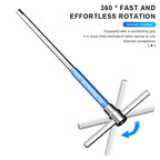 Professional Bicycle Allen Hex Key Wrench Lengthened T-shaped Wrench Hand Sturdy Durable Bike Repair Tool 2/2.5/3/4/5/6/8/10mm