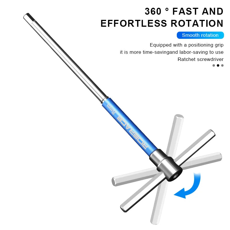 Professional Bicycle Allen Hex Key Wrench Lengthened T-shaped Wrench Hand Sturdy Durable Bike Repair Tool 2/2.5/3/4/5/6/8/10mm