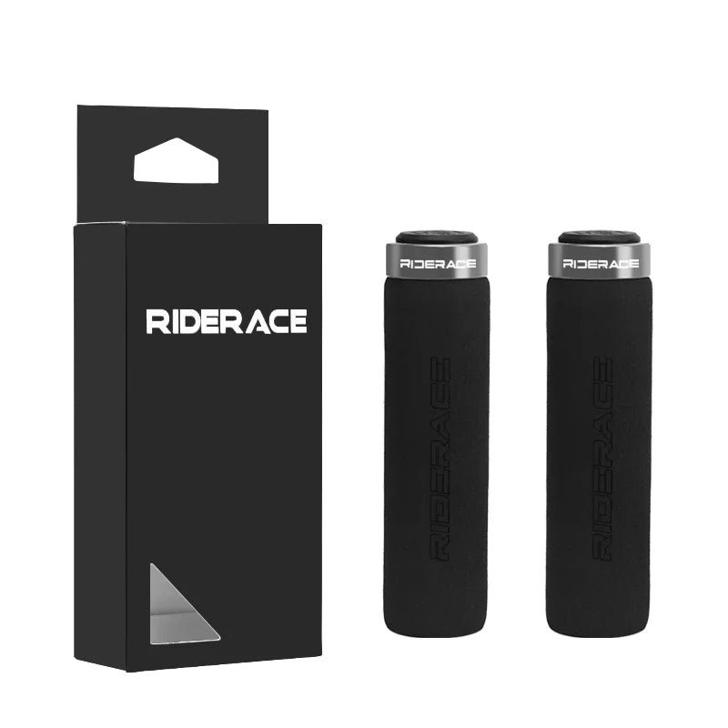 Ultraight Bicycle Grips With Dust Plug Soft Sponge Anti-Skid Shock Absorption Mountain Bike Handlebar Cover MTB Accessories