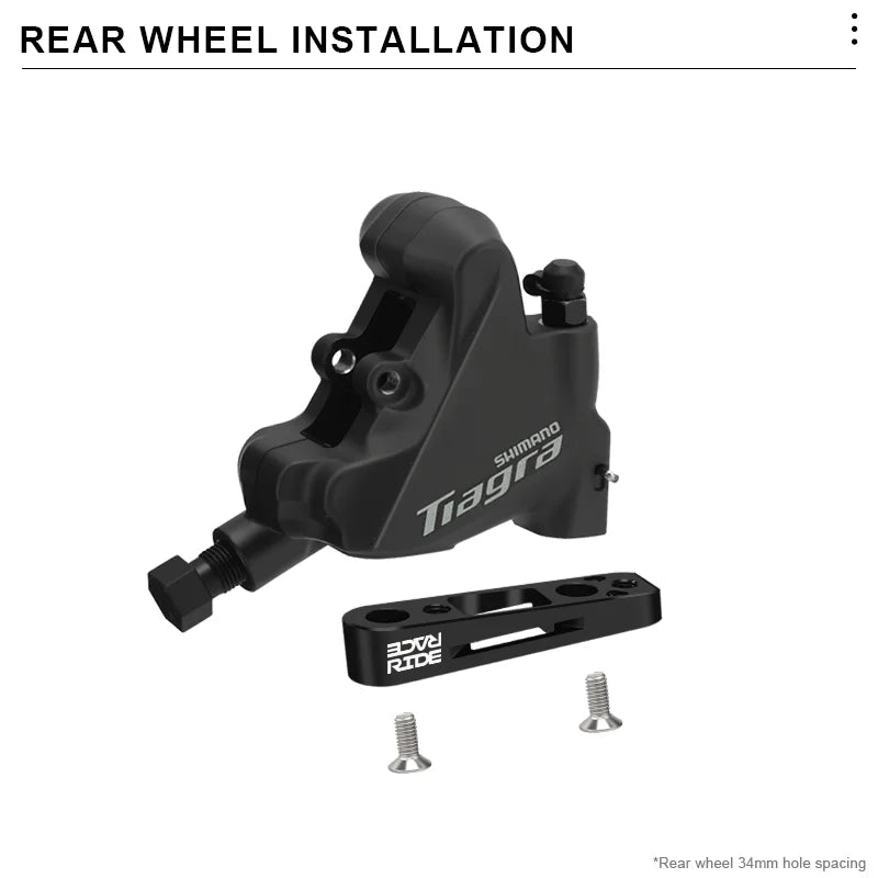 Bicycle Disc Brake 160mm Adapter Ultralight Aluminum Alloy Road Bike Disc Brake Converter Bracket For Front/Rear 140-160mm Rotor