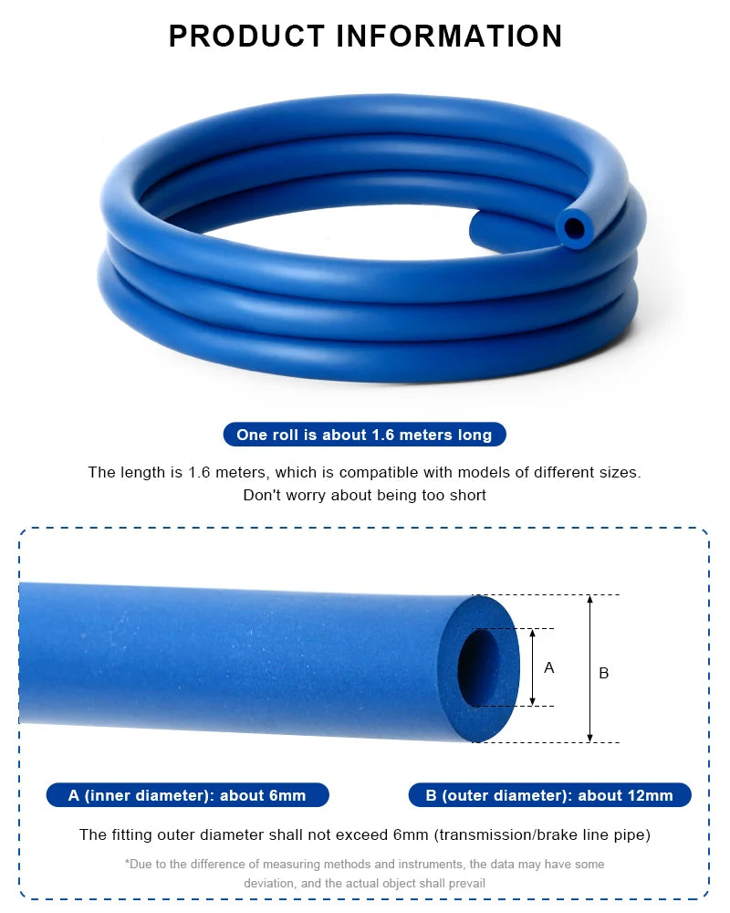 1.5m Bike Internal Line Housing Damper Bicycle Inner Wiring Frame Damper Noise Prevention Tube Sound Absorption Tube Sponge