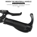 1 Pair Bicycle Handlebar Grips Quality Rubber Anti Skid Mountain Bike Handlebar Grips Horns Handlebar Ergonomics Wrist Support