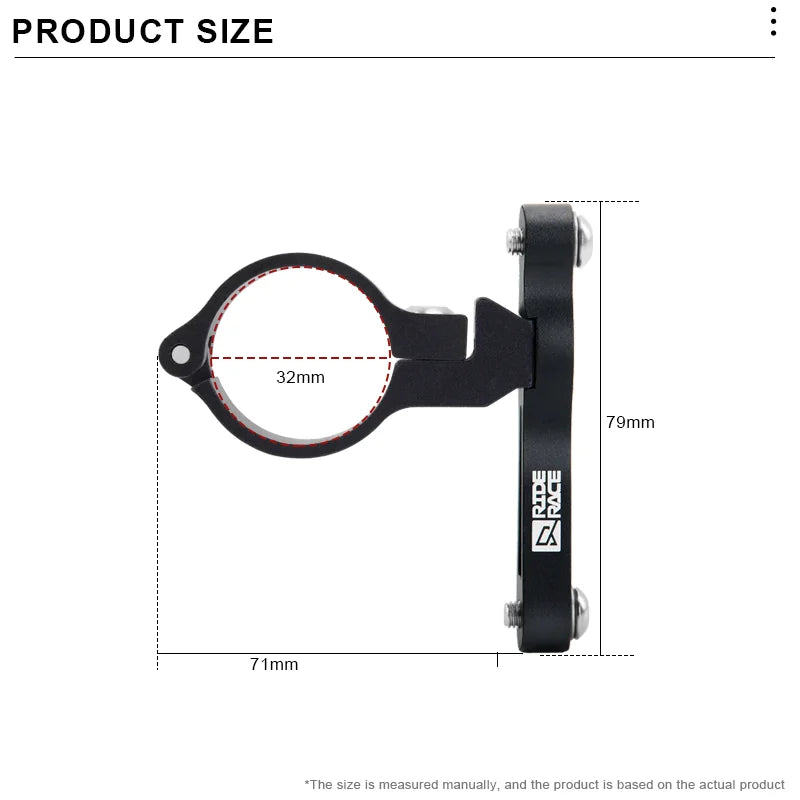 Bicycle Water Bottle Holder Adapter Aluminum Alloy MTB Bike Bottle Cage Conversion Handlebar Kettle Bracket Cycling Accessories