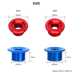 Bicycle Crank Arm Fixing Bolt Crankset Nut Aluminum Alloy MTB Bike Crank Cover Screw Cap M18 M20 Bolt For Shimano Crank Bolt Cap