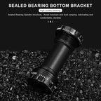 BB68-73mm Bicycle Bottom Bracket Adapter Crank 1.37/24mm For Road Bike Hollowtech Central Axis Aluminum Alloy MTB Accessories