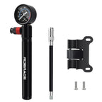 Portable Bicycle Pump 160PSI High Pressure With Gauge MTB Road Bike Hand Tire Air Inflator For AV FV Presta Schrader Valve