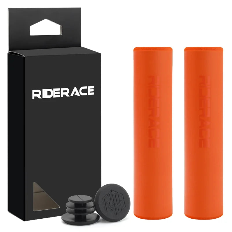 1Pair Bicycle Grips Silicone Sponge Soft Comfortable Mountain Bike Handlebar Cover Anti-Skid Shock-Absorbing MTB Accessories