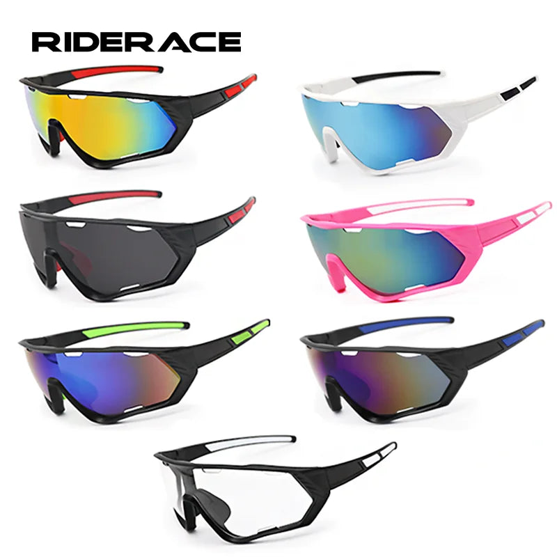 Cycling Sunglasses UV400 Windproof Sunglasses MTB Bike Glasses Outdoor Sport Fishing Hiking Riding Goggles Men Women Eyewear