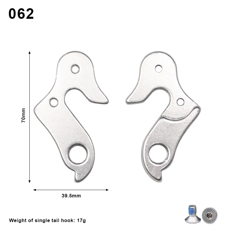 1Pcs Universal Bicycle Alloy Rear Derailleur Hanger Racing Mountain MTB Road Bike Frame Gear Tail Hook Parts Cycling Accessories
