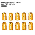 Bike Tire Valve Caps Waterproof Dustproof Aluminum Alloy Ultralight MTB Road Bicycle Tyre Gas Nozzle Cover For Av Schrader Valve
