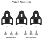 Road Bike Lock Pedal Shims SH20 SPD-SL Bicycle Shoe Self Lock Adjustable For KEO 1/2mm Cycling Lock Pedal Cleat Gasket Adapter