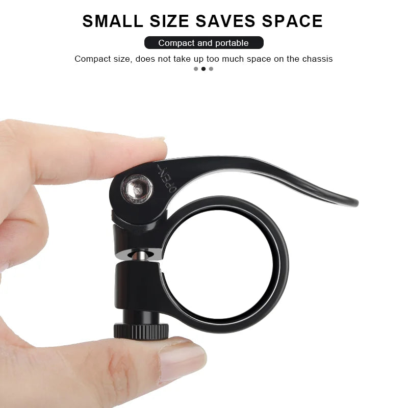 Bicycle Seatpost Clamp 31.8/34.9mm Aluminium Alloy MTB Road Bike Seat Post Clamp Ultralight Quick Release Cycling Accessories