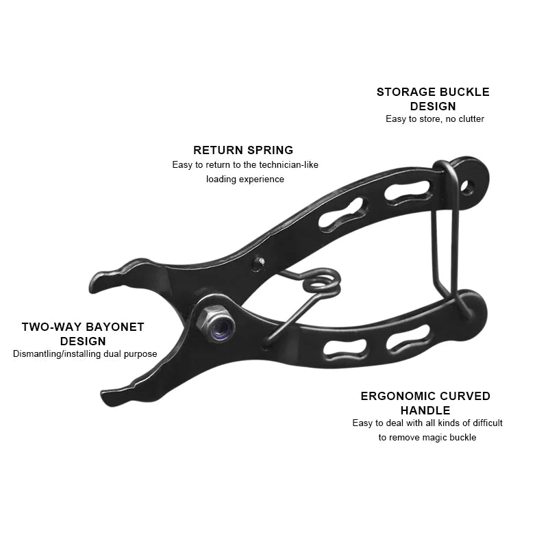 Bike Mini Chain Link Magic Buckle Pliers Quick Release Master Removal Installation Tool Bicycle Chain Magic Button Clamp Tools