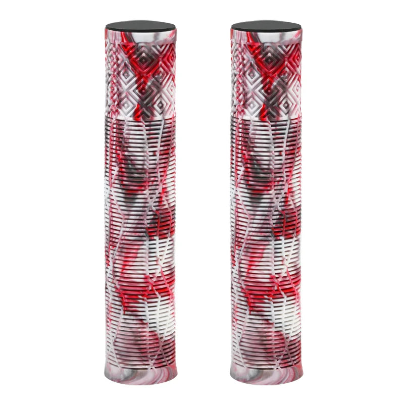 165mm Lengthening Bicycle Grips Rubber Soft Comfortable Non-Slip Shock-Absorbing Colorful Bike Grips For 22.2mm Scooter BMX