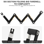 Portable Bicycle Lock Foldable High Security Anti-Theft Bike Chain Lock For Scooter Electric E-Bike Motorcycle MTB Accessories