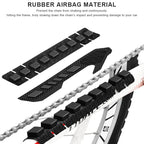 3D Silicone Bicycle Frame Scratch Resistant Protector MTB Road Bike Chainstay Scratch-Resistant Chain Guard Protector Stickers
