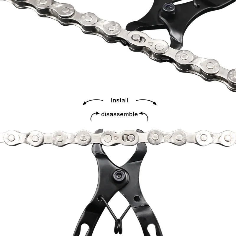 Bicycle Chain Repair Tool 6/7/8/9/10/11/12 Speed Joint Magic Buckle Cycling Chain Connector Measure Screw Chain Hook Bike Parts