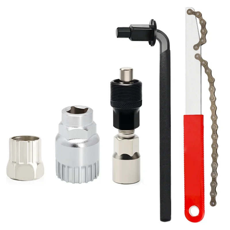 Bike Repair Tool Kit Professional Bottom Bracket Removal Crank Puller Tool Bicycle Flywheel Removal Tool MTB 8mm Allen Wrench