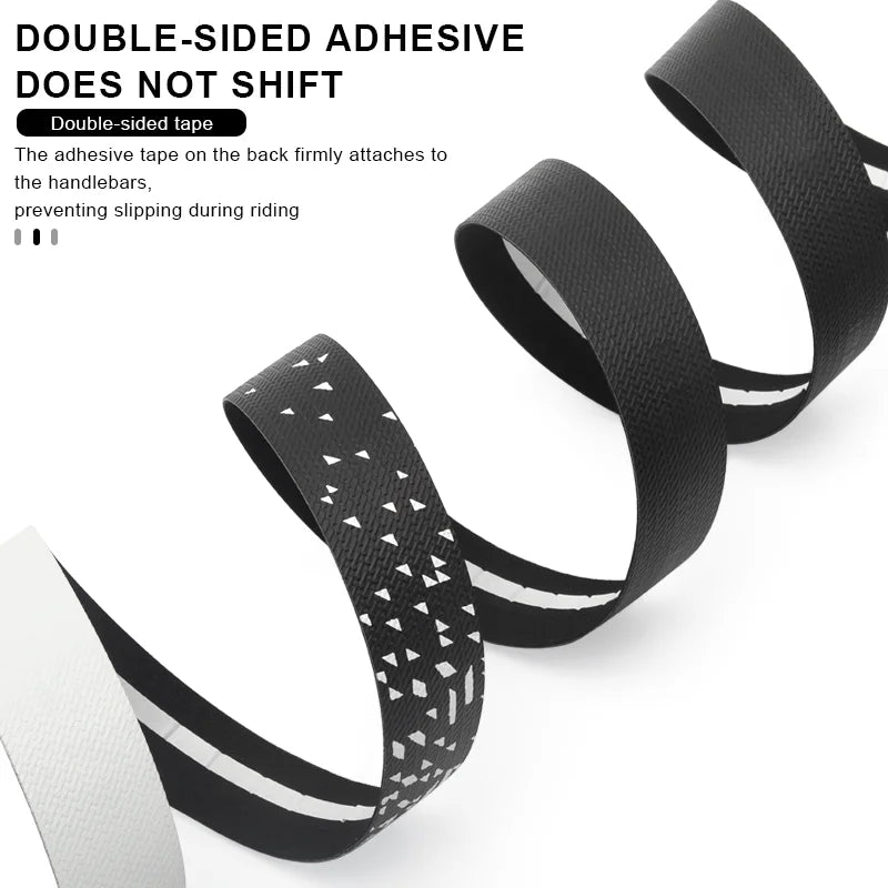 1Pair Road Bike Handlebar Tape Soft Comfortable Wrap Tape Bicycle Handlebar Tape PU EVA Durable Non-Slip Shock-Absorption