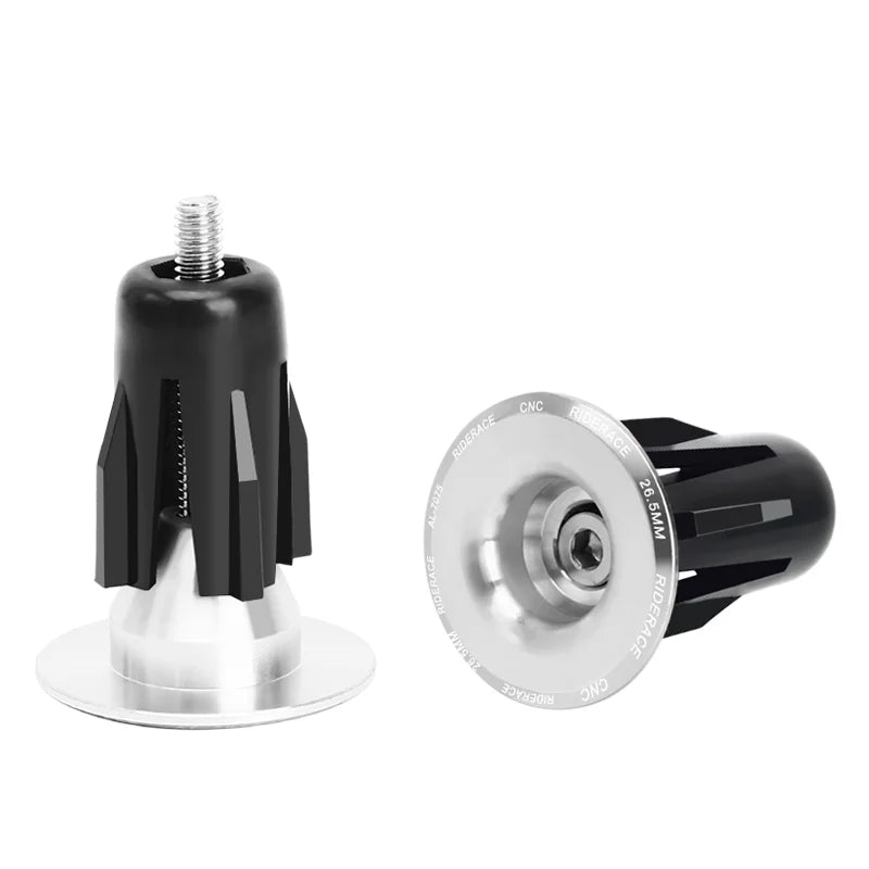 Bicycle Handlebar End Plugs Caps Aluminum Alloy Lightweight Bar End Plugs Road Mountain Bike Handlebar Caps Cycling Accessories