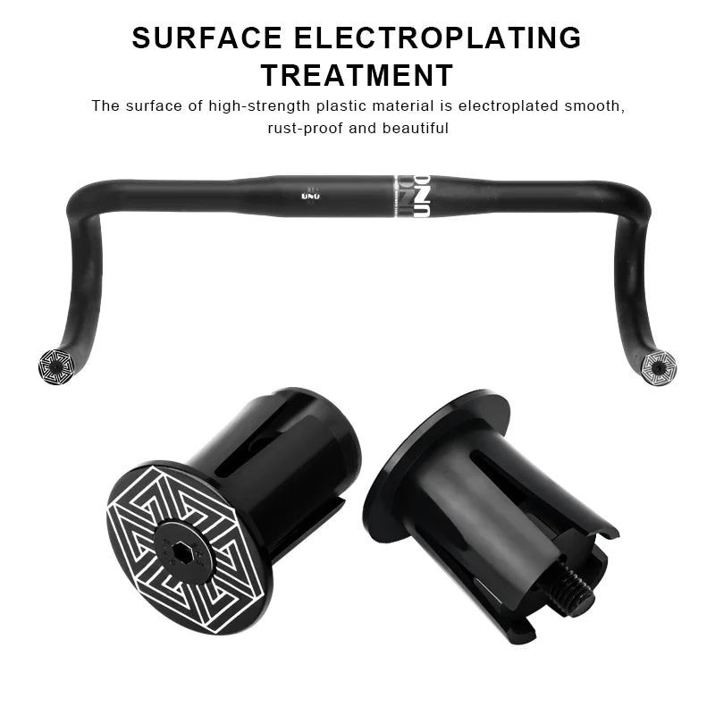 Bicycle Handlebar End Plugs Adjustable Expanding Mountain Road Bike Bar End Plug MTB Grips End Cap Cycling Handlebar Accessories