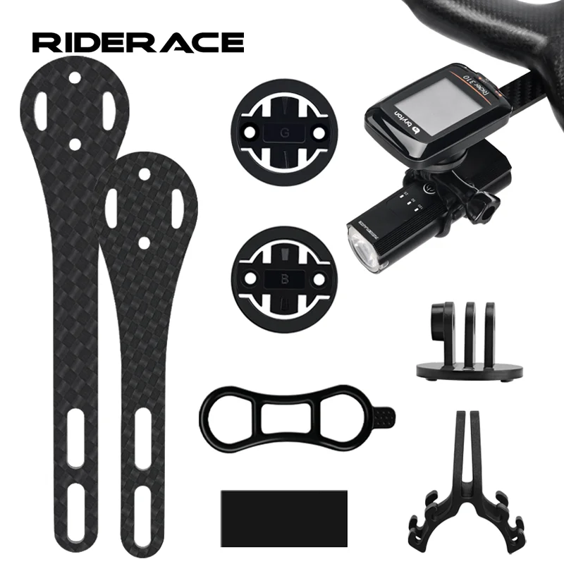 Bike Computer Holder Carbon Fiber Bracket Rad Bicycle Stopwatch Speedometer Mount Holder For Garmin Gopro Bryton Light Stand