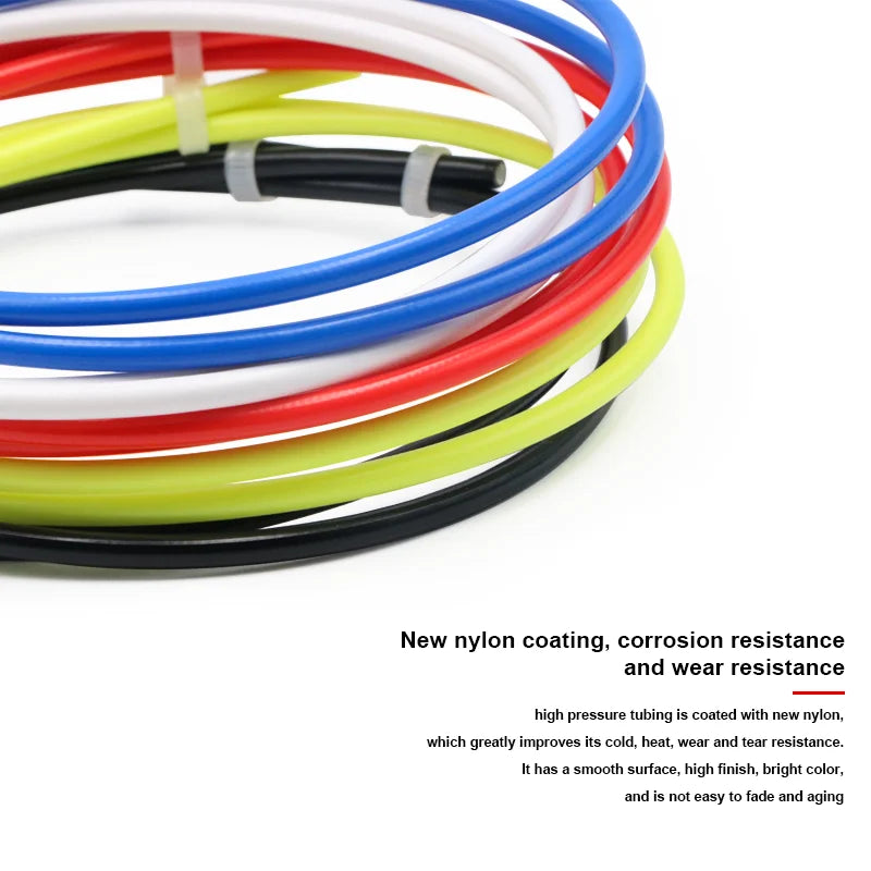 2.5m Bike Hydraulic Disc Brake Oil Tube Bicycle Disc Brake Hose Connector Insert And Olive Set BH59 BH90 MTB Brake Hose Kit