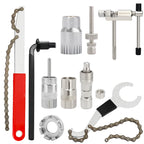Bicycle Repair Tool Kits Flywheel Removal MTB Chain Breaker Cutter Crank Puller Cassette Bracket Extractor Bike Repair Tool Sets