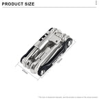 Multi Repair Tools Kit Portable Bicycle Tool Folding Allen Wrench Chain Splitter Cutter Bike Wrench Screwdriver Repair Tool
