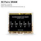 50 Set Bicycle Brake Olive Alloy Bike Hydraulic Disc Brake Needle Olive Connect Inserts For SHIMANO BH90 BH59 SRAM MAGURA TEKTRO