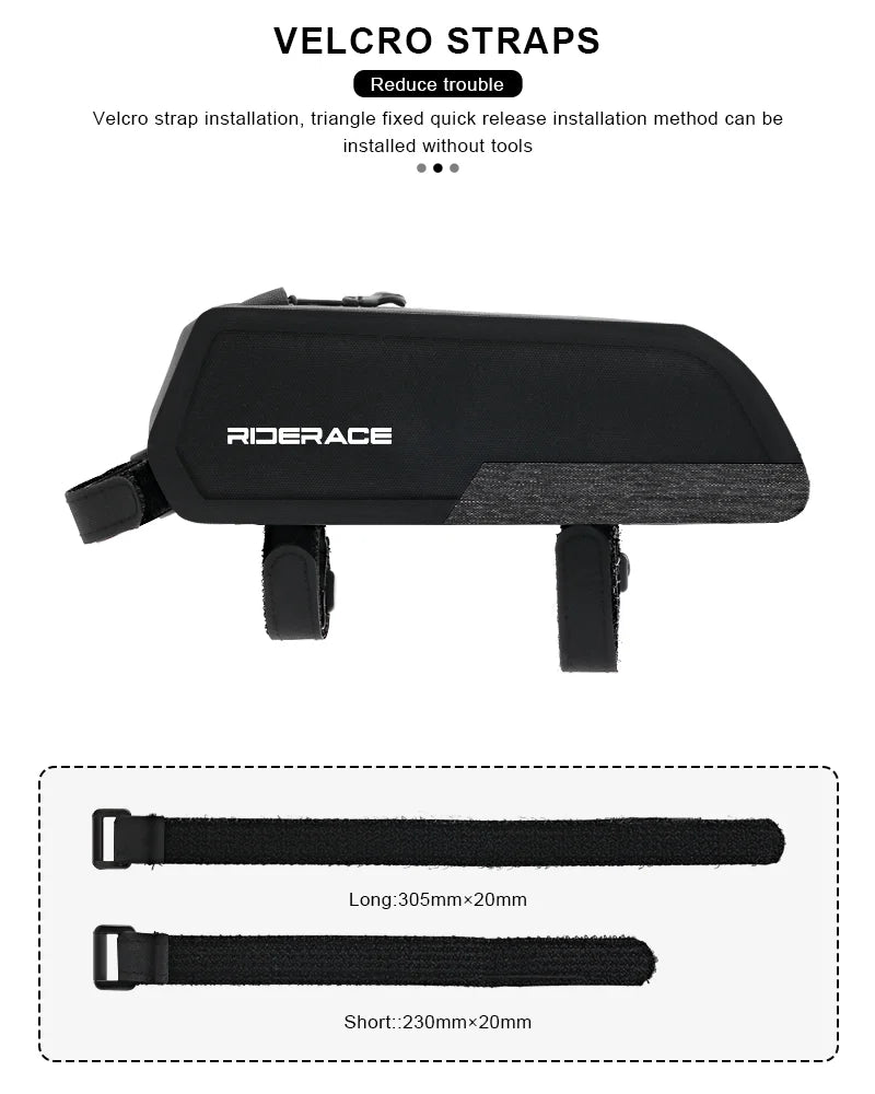 Bicycle Top Front Tube Frame Bag Large Capacity Waterproof Portable MTB Road Bike Handlebar Bag Pannier Cycling Accessories