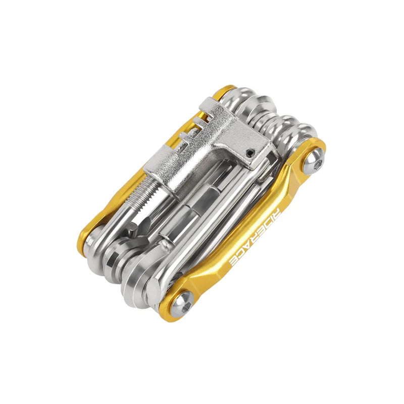 Multi Repair Tools Kit Portable Bicycle Tool Folding Allen Wrench Chain Splitter Cutter Bike Wrench Screwdriver Repair Tool