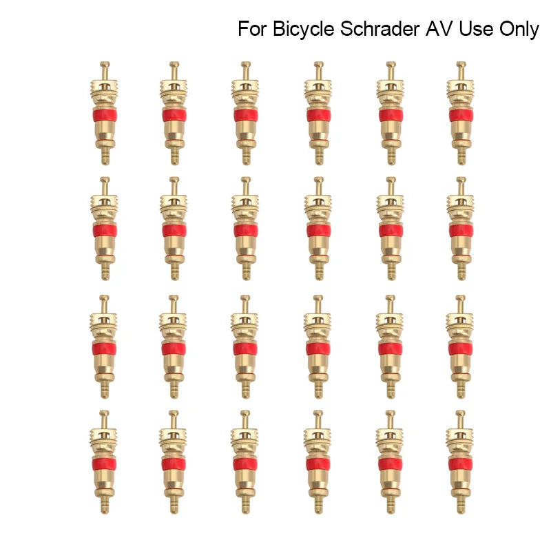 Bike Valve Core Quality Presta Valve Brass Core Tool MTB Road Bicycle Tubes Service Part Tool CNC-Machined Removable Replacement