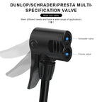 Bike Pump High Pressure Mountain Road Bicycle Foot Pumps Presta&Schrader Valve Ultralight Portable Household Cycling Air Pump