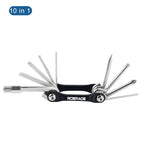 6/8/10-In-1 Bicycle Multi Tool Foldable Hex Spoke Wrench Bike Wrench Screwdriver Repair Multitool Portable Cycling Repair Tool