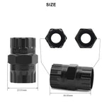 Bike Cassette Flywheel Wrench With Flywheel Remover Socket Tool Wear-Resistant High Strength Steel Portable Bicycle Repair Tool