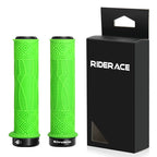 1Pair Mountain Bike Handlebar Grips Anti-Skid Soft Comfortable Lockable Bicycle Grips TPR Rubber Ergonomic Cycling Accessories